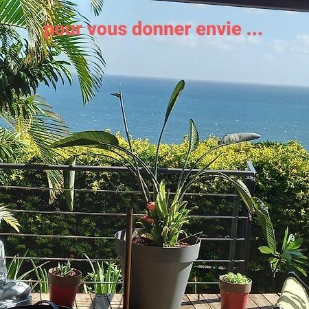 Suite Indigo Jacuzzi Prive Piscine Vue Mer Acces Cuisine Laverie Saint Pierre Luaran gambar