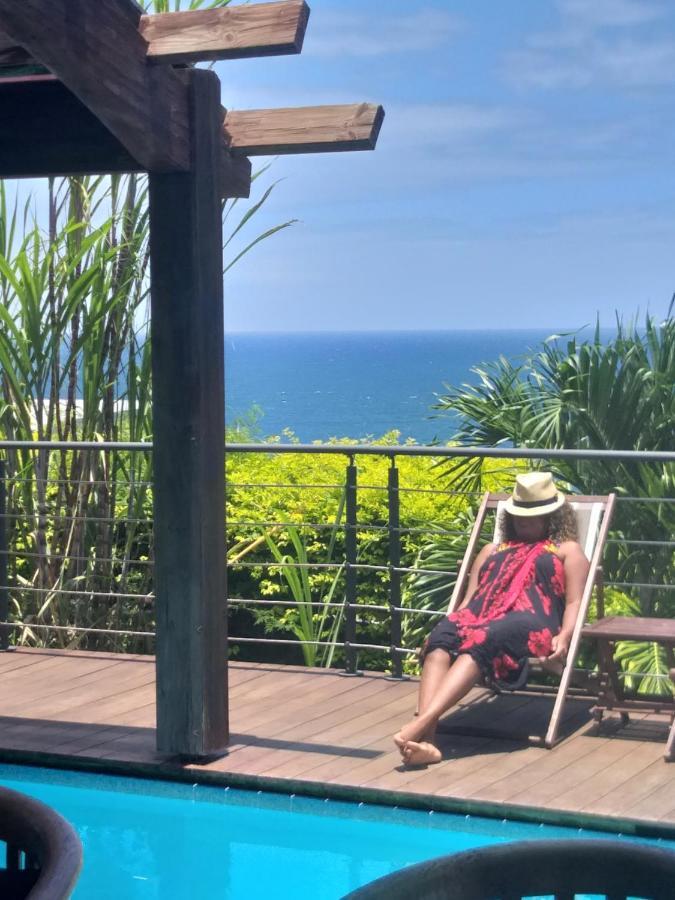 Suite Indigo Jacuzzi Prive Piscine Vue Mer Acces Cuisine Laverie Saint Pierre Luaran gambar